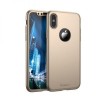 Husa pentru Apple iPhone X MyStyle iPaky Original Auriu, acoperire completa 360 grade