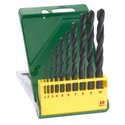 Burghiu pentru metal, tip HSS-R, Bosch, 1 - 10 mm, set 10 bucati foto