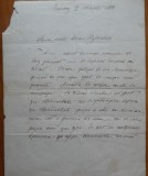 Scrisoare olografa Dimitrie Sturdza , cu transcrierea ei