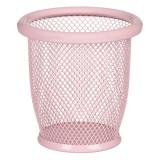 Suport Pixuri Metal, Model S&acirc;rmă, Culoare Roz Nude, Dimensiuni 10.5x10cm, Oem