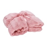 Cumpara ieftin Patura textil roz 130 x 160 cm