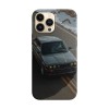 Husa compatibila cu Apple iPhone 14 Plus model BMW 3 Series E30, Silicon, TPU, Viceversa, Transparent, Carcasa