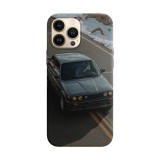 Husa compatibila cu Apple iPhone 14 Plus model BMW 3 Series E30, Silicon, TPU, Viceversa, Transparent, Carcasa