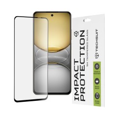 Folie sticla Realme C75 Techsuit 111D Full Glue Full Cover, negru foto