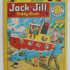 JACK AND JILL AND TEDDY BEAR , ` REVISTA CU BENZI DESENATE PENTRU COPII , 10 AUGUST , 1974