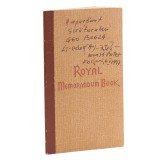 Geo Bogza, carnet cu &icirc;nsemnări olografe, din colecția lui Ioan Gh. Botez