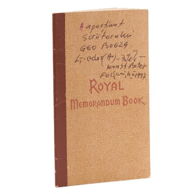 Geo Bogza, carnet cu &amp;icirc;nsemnări olografe, din colecția lui Ioan Gh. Botez foto