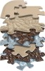 Covoras ortopedic senzorial puzzle Set pentru Seniori, Muffik