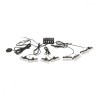 Set 8 stroboscoape cu 3 LED-uri lumina galbena 12V
