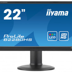 Monitor Second Hand Iiyama B2280HS, 22 Inch Full HD LED, VGA, DVI, Display Port NewTechnology Media