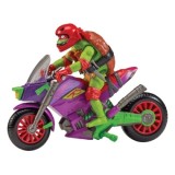 Tales of the Teenage Mutant Ninja Turtles Figurina articulata si vehicul Raphael &amp; Purple Dragon 12 cm