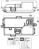 MAHLE ABR 68 000P Reglaj, suflanta de interior