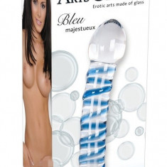 Dildo Sticla Arts Clair Bleu Glass