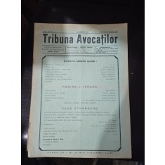 Tribuna Avocaților nr. 22/25.11.1934