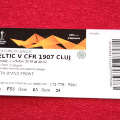 Bilet meci fotbal CELTIC GLASGOW - CFR 1907 CLUJ (Europa League 03.10.2019)