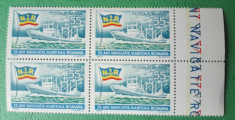 TIMBRE ROMANIA MNH LP736/1970 75 ani naviga?ie maritima - Bloc 4 timbre foto