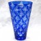 VAZA CRISTAL COLORAT CRISTAL CU COBALT 18 CM