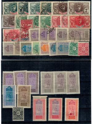 Senegalul de Sus si Niger 1906-1915 - Lot timbre nestamp.-stamp. foto