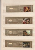 ROMANIA 2016 LP 2090 b IUBESTE ARTA. MUZEUL NATIONAL BRUKENTHAL SERIE CU VINIETA MNH NESTAMPILATA, Nestampilat
