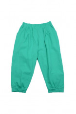 Pantaloni sport pentru fetite 3/4 Wendee DY56108-2V, Verde foto