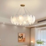 Candelabru Cristal VAUX-LE-VICOMTE Eleganza, 5x E14, Diametru 42cm, Auriu, Inaltime Reglabila ModernLight Concept