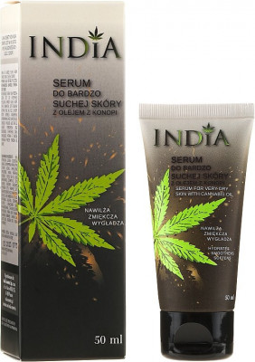 Ser pentru fata, India Cosmetics, Serum with Cannabis Oil, 50 ml foto
