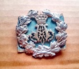 G955-I- Insigna militara ww1- Al 2 lea Reich german alama argintata stare foarte buna marcata M. HEINLOT. Piesa originala autentica de perioada.