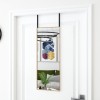 Oglindă pentru ușă, auriu, 30x80 cm, sticlă și aluminiu