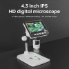Microscop 🔬🔋📺cu ecran 4,3 inch, acumulator, stand, Oem