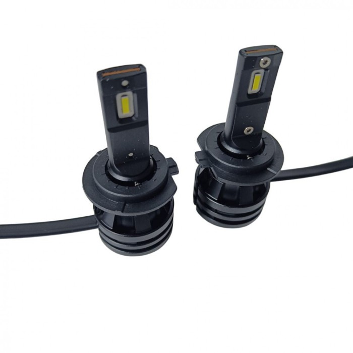 Set 2 Becuri Led Auto H7, Slim, 6500K, 12000 lm