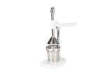 Cumpara ieftin Storcator de citrice Floria ZLN9587 manual, Capacitate 400ml, Vas pentru colectare, Maner din aluminiu