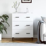 Gossi servanta, alb, 69,5x34x90 cm, lemn compozit