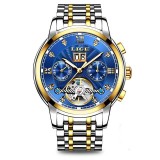 Lige Ceas barbatesc Mecanic Automatic Clasic Tourbillon Otel inoxidabil