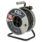 Prelungitor alimentare KEL 3x1,5mm2 bobinat cu 4 prize PVC negru