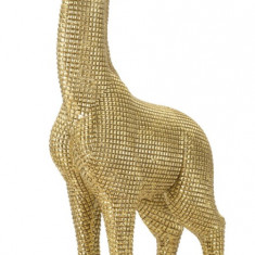 Decoratiune, Mauro Ferretti, Giraffe, 20 x 9.8 x 49 cm, polirasina, auriu