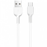 Cablu Date si Incarcare USB la USB Type-C HOCO X20, 1 m, Alb