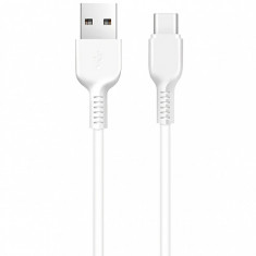 Cablu Date si Incarcare USB la USB Type-C HOCO X20, 1 m, Alb