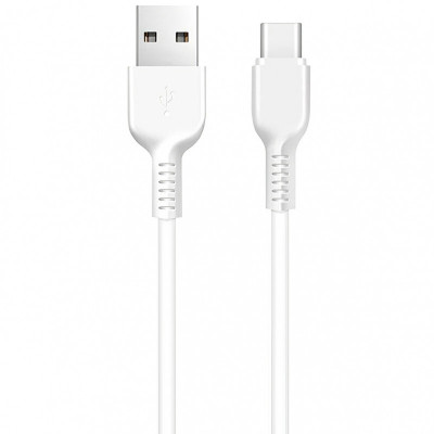 Cablu Date si Incarcare USB la USB Type-C HOCO X20, 1 m, Alb foto
