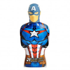 Spumant de baie si sampon Avengers, 350 ml, figurina 3D Captain America foto