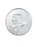 Moneda Austria 10 schilling 1972, stare buna, curata