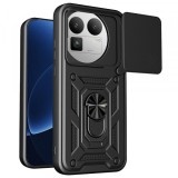 Husa pentru Realme GT 8 Pro, Techsuit, CamShield (Round Camera Cutout), Neagra