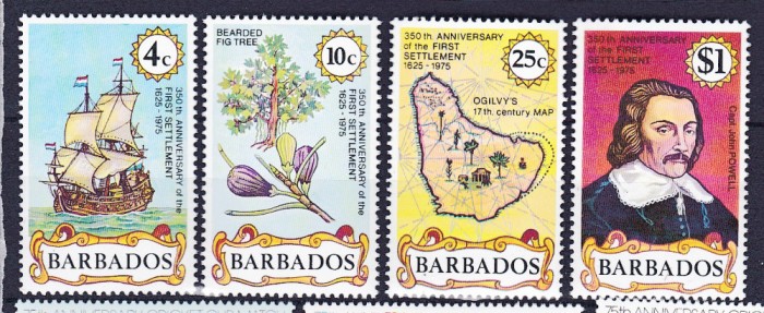 DB1 Barbados 1976 A 350 - a Aniversare 4 v. MNH
