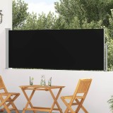 vidaXL Copertină laterală retractabilă de terasă, negru, 100x300 cm 48370