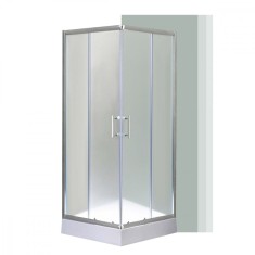 Cabină de duș pătrată Spirit Matt 80x80x194 cm cu cădiță de duș din acril armat