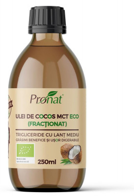 Ulei de Cocos MCT Bio 250 mililitri Pronat foto