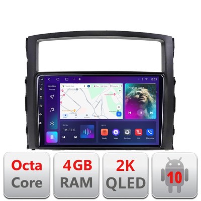 Navigatie Mitsubishi Pajero C-452 Android Octa Core Ecran 2K QLED GPS 4G 4+32GB 360 KIT-452+EDT-E409-2K CarStore Technology foto