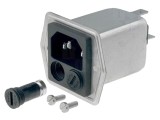 Conector alimentare AC SCHURTER soclu tată C14 8A 250V
