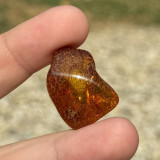 Chihlimbar rulat cristal natural unicat a46, Stonemania Bijou