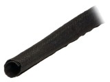 Tresă poliamidă neagră &Oslash;25mm, protecție cabluri HELLERMANNTYTON