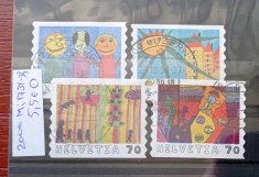 TS21 - Timbre serie Elvetia 200 Mi1731-34